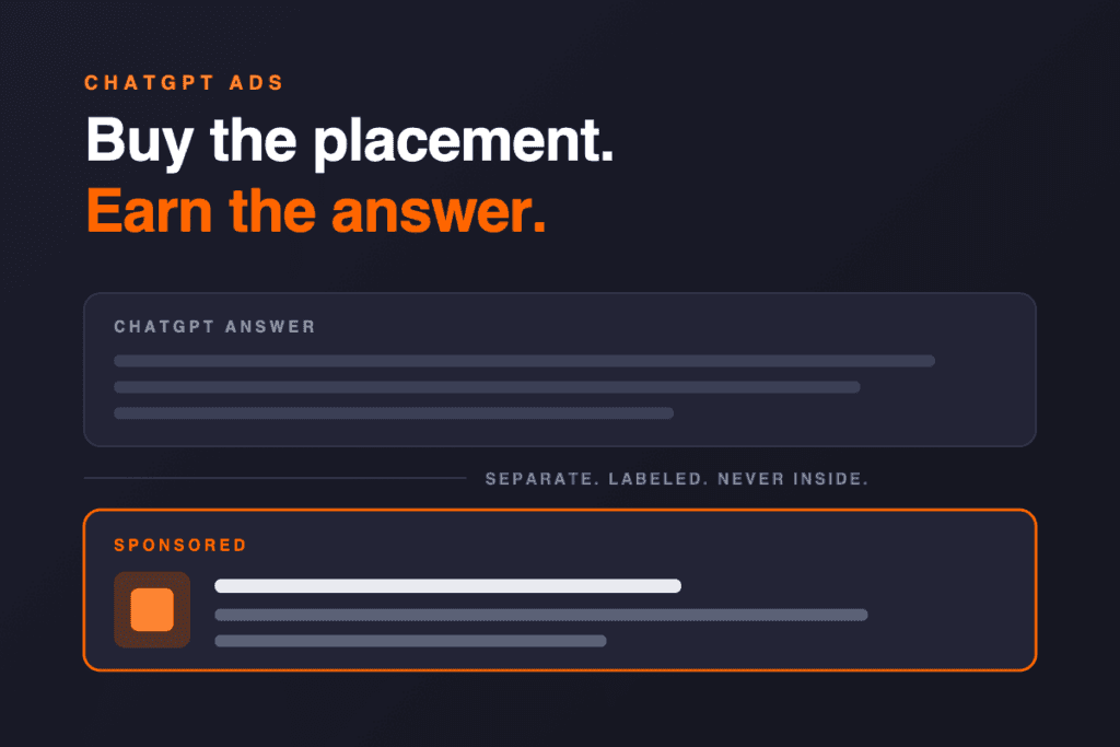 Conversational advertising architecture and commercial citation matching